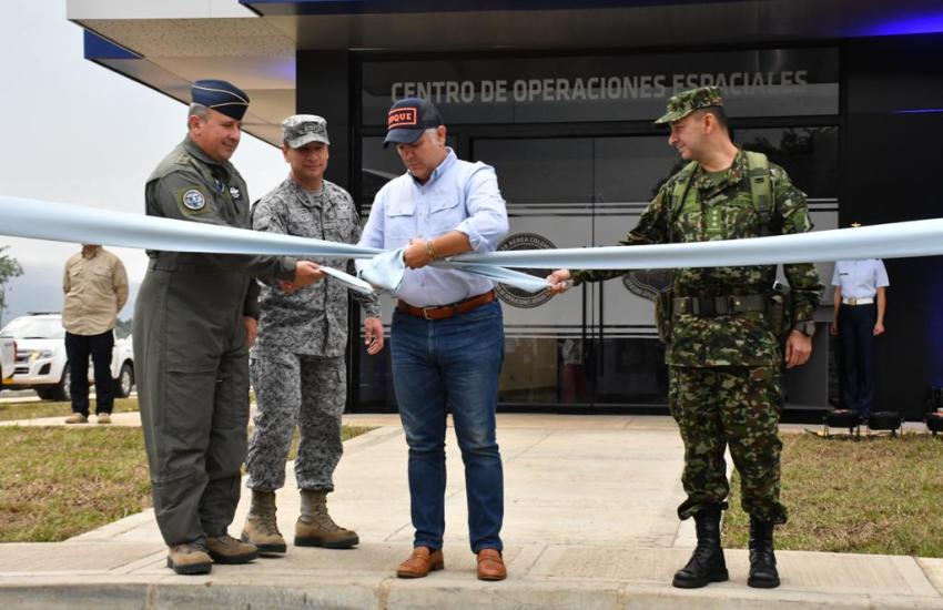 Inaugurado Centro de Operaciones Espaciales de la Fuerza Aérea Colombiana